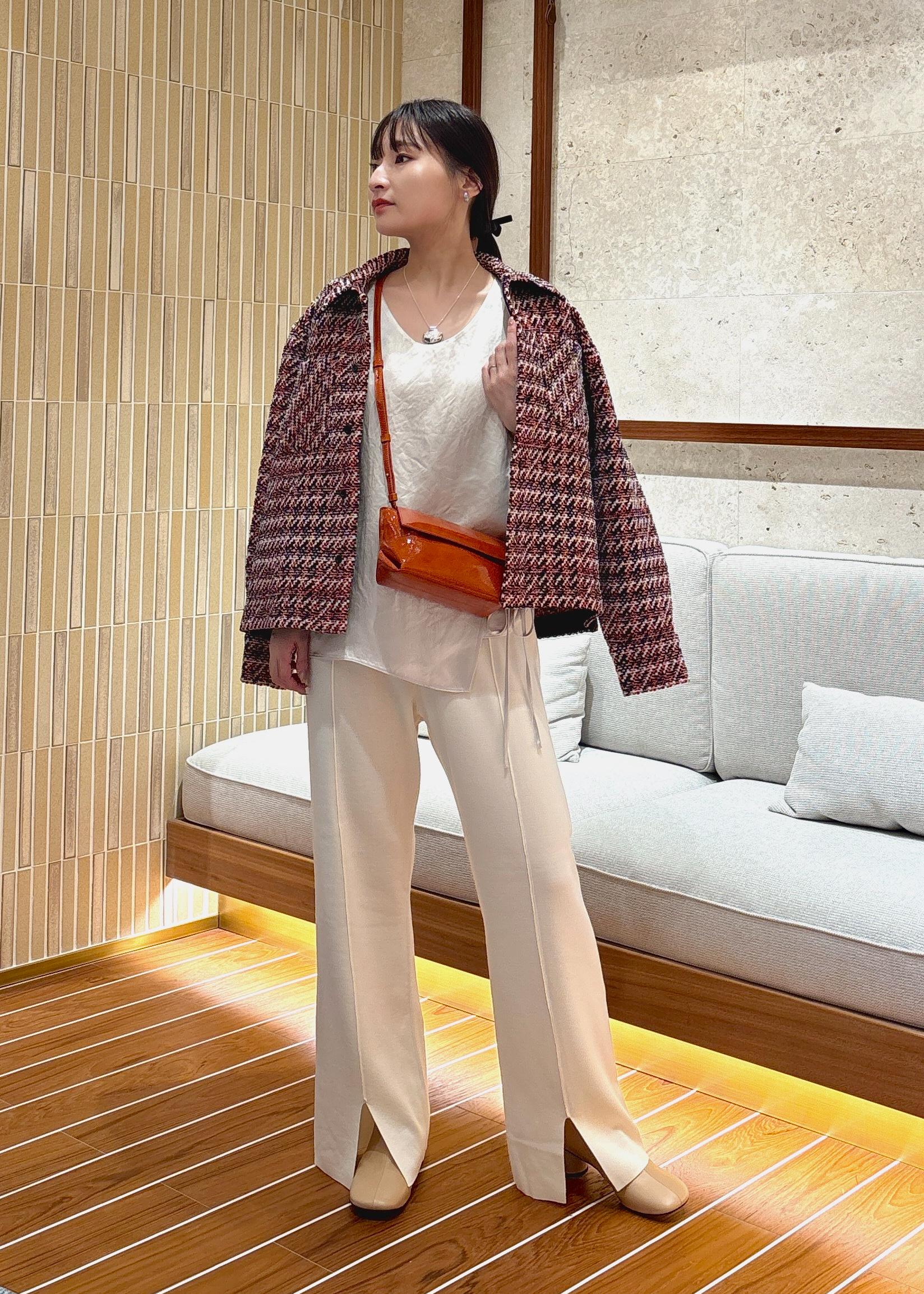 ROPE'のスウェットライクストレートイージーニットパンツ【セットアップ対応・洗える】を使ったコーディネートを紹介します。｜Rakuten Fashion(楽天ファッション／旧楽天ブランドアベニュー)4691787
