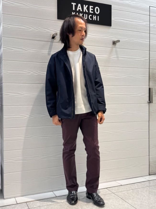 TAKEO KIKUCHIの【軽量アウター】エレクティブ シェル ブルゾンを使ったコーディネートを紹介します。｜Rakuten Fashion(楽天ファッション／旧楽天ブランドアベニュー)4657733
