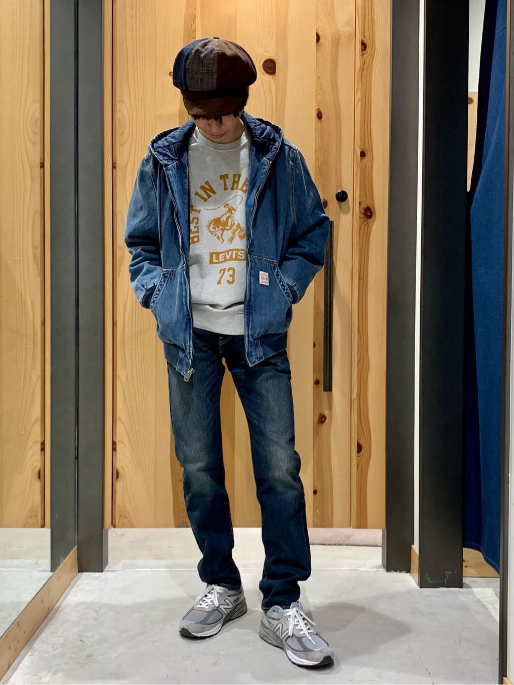 Levi's | WORKWEAR POTRERO デニム フーディー ミディアムインディゴ