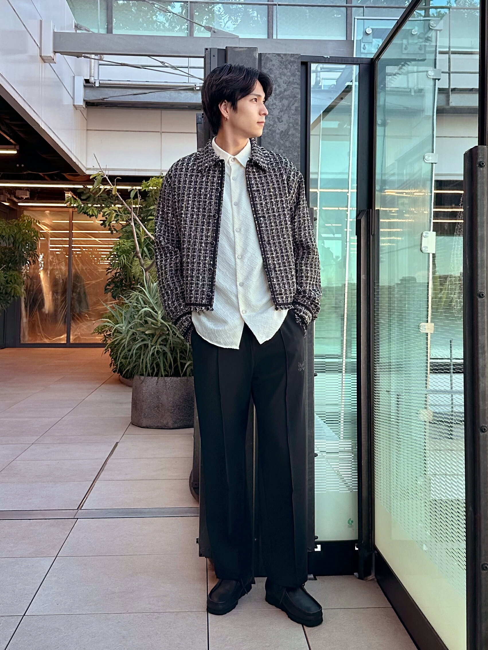 LOVELESSのバンビーナツイードブルゾンを使ったコーディネートを紹介します。｜Rakuten Fashion(楽天ファッション／旧楽天ブランドアベニュー)4666553