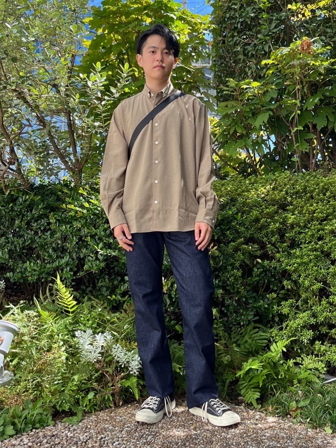 TAKEO KIKUCHIのアムンゼン シャドーチェック シャツを使ったコーディネートを紹介します。｜Rakuten Fashion(楽天ファッション／旧楽天ブランドアベニュー)4667121