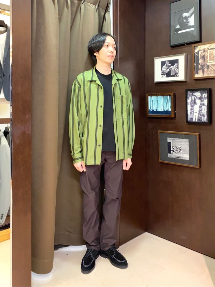 TAKEO KIKUCHIの【Made in JAPAN】播州織 ストレッチ パンツを使ったコーディネートを紹介します。｜Rakuten Fashion(楽天ファッション／旧楽天ブランドアベニュー)4667300