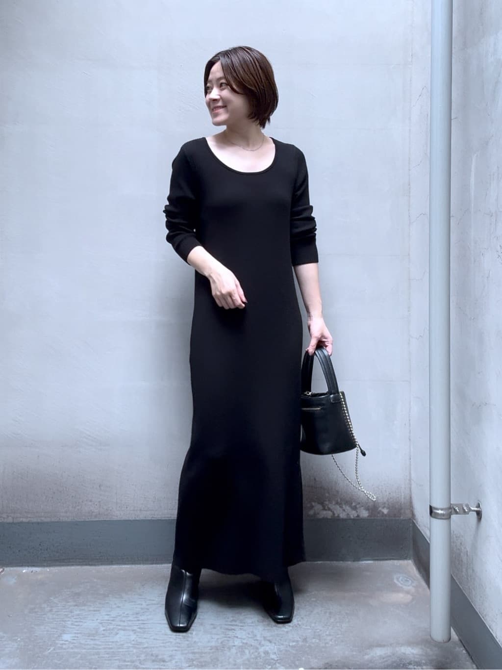 RIVE DROITE ／リヴドロワ／ラウンドネック2WAYワンピース