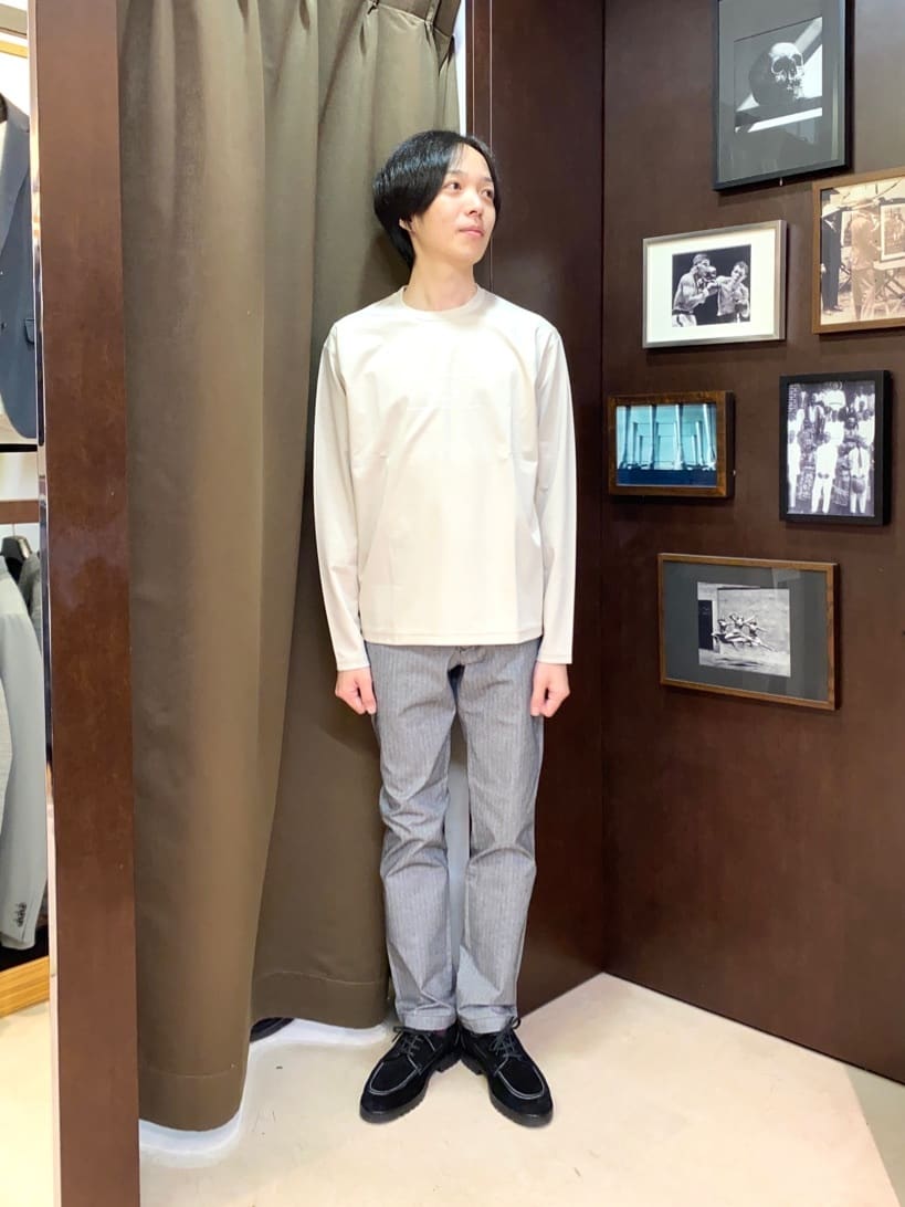 TAKEO KIKUCHIの【ONOFF対応/日本製】スエード デッキシューズを使ったコーディネートを紹介します。｜Rakuten Fashion(楽天ファッション／旧楽天ブランドアベニュー)4671666