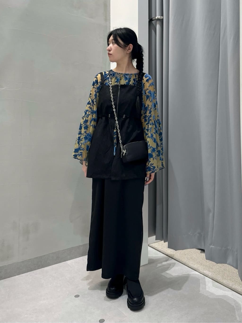 Vinのジャガードチュニックワンピースを使ったコーディネートを紹介します。｜Rakuten Fashion(楽天ファッション／旧楽天ブランドアベニュー)4674860