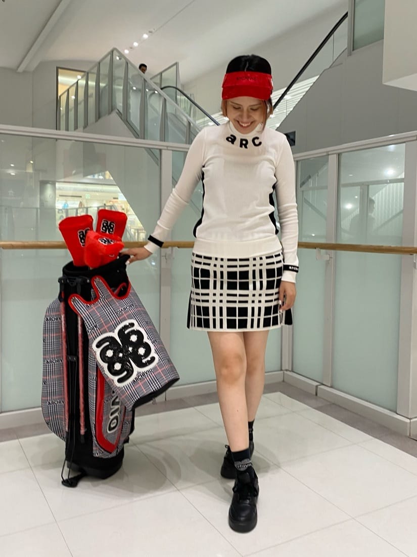 archivio | ランダムチェック柄ニットスカート | Rakuten Fashion(楽天