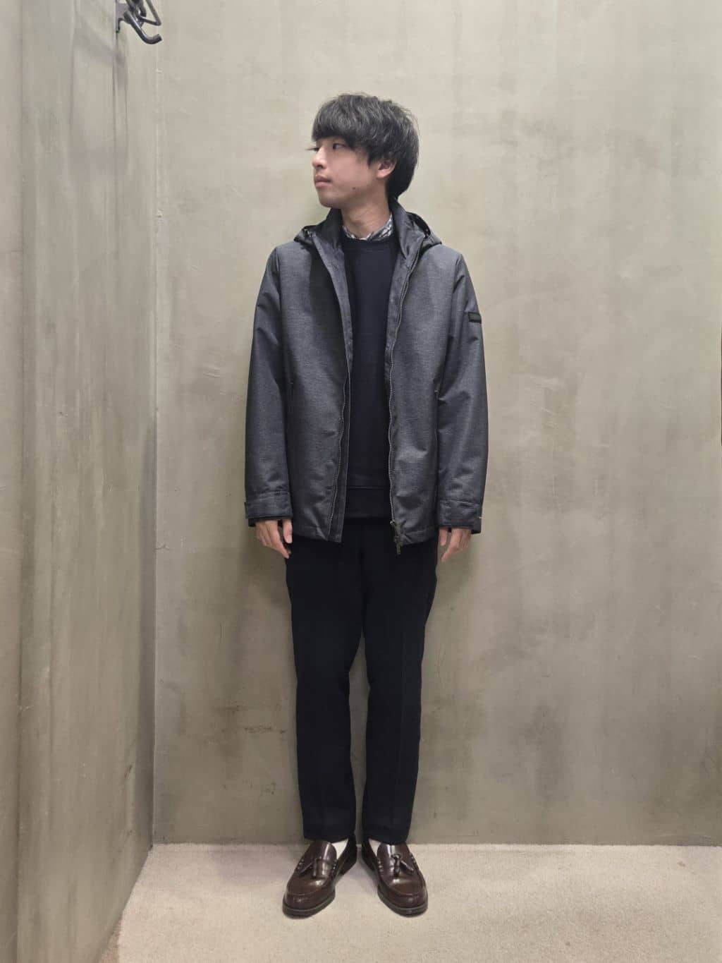TAKEO KIKUCHIの【軽量アウター】エレクティブ シェル ブルゾンを使ったコーディネートを紹介します。｜Rakuten Fashion(楽天ファッション／旧楽天ブランドアベニュー)4675725