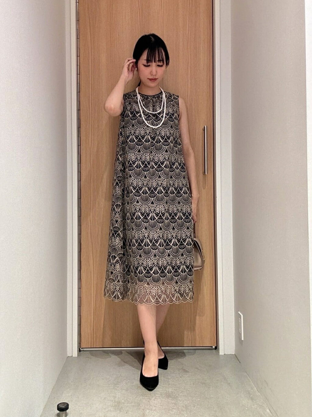 ANAYI | ラメチュールレーステントライン ワンピース | Rakuten
