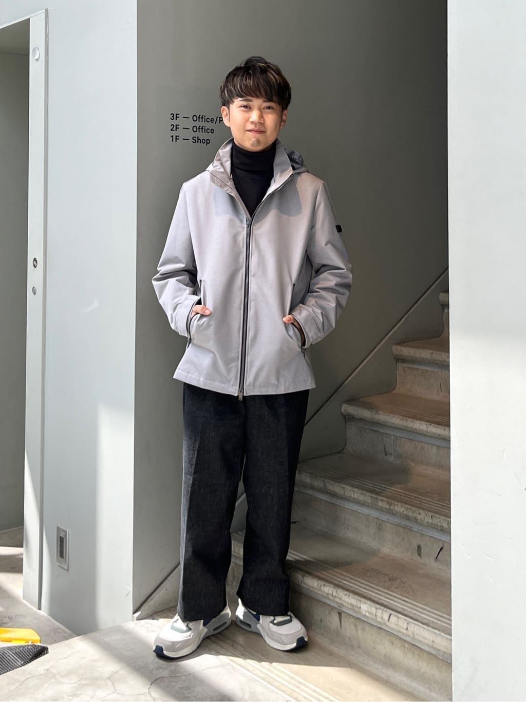 TAKEO KIKUCHIの【軽量アウター】エレクティブ シェル ブルゾンを使ったコーディネートを紹介します。｜Rakuten Fashion(楽天ファッション／旧楽天ブランドアベニュー)4677019