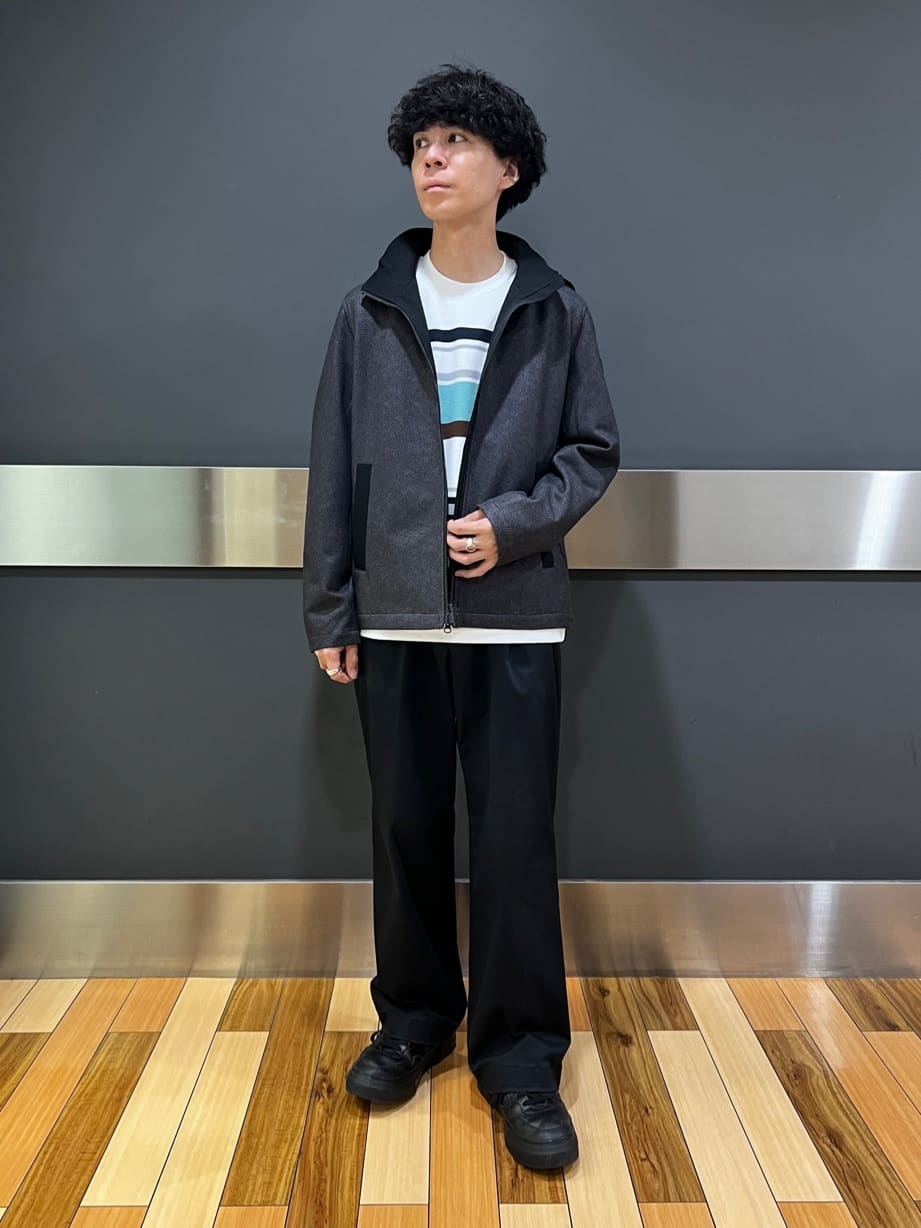 TAKEO KIKUCHIの【DOWN FABRIC】ダウンファブリック フード ZIP UP ブルゾンを使ったコーディネートを紹介します。｜Rakuten Fashion(楽天ファッション／旧楽天ブランドアベニュー)4681942
