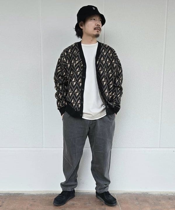 BEAMS HEARTのフェイクスエード クルーネック ロングスリーブ Tシャツを使ったコーディネートを紹介します。｜Rakuten Fashion(楽天ファッション／旧楽天ブランドアベニュー)4686875
