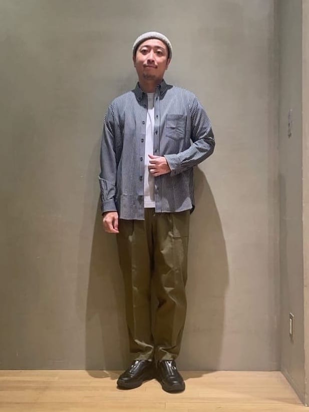 TAKEO KIKUCHIの【抗菌防臭/シーズンレス】シアサッカー ジャージシャツを使ったコーディネートを紹介します。｜Rakuten Fashion(楽天ファッション／旧楽天ブランドアベニュー)4688959