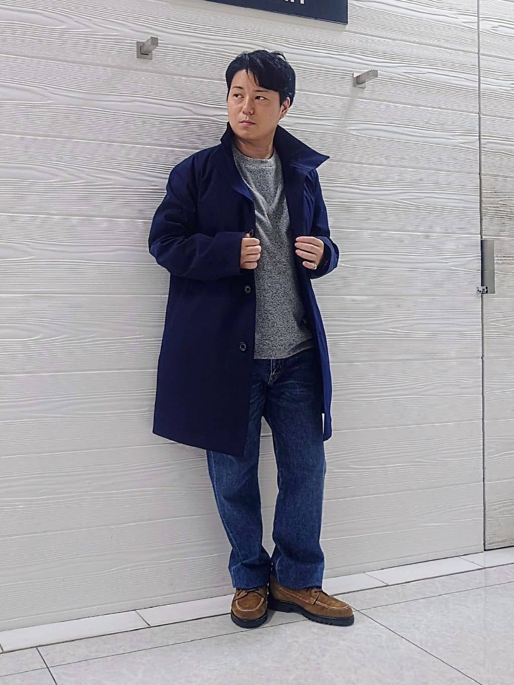 TAKEO KIKUCHIの【Made in JAPAN】カネマサ メランジ カットソーを使ったコーディネートを紹介します。｜Rakuten Fashion(楽天ファッション／旧楽天ブランドアベニュー)4703915