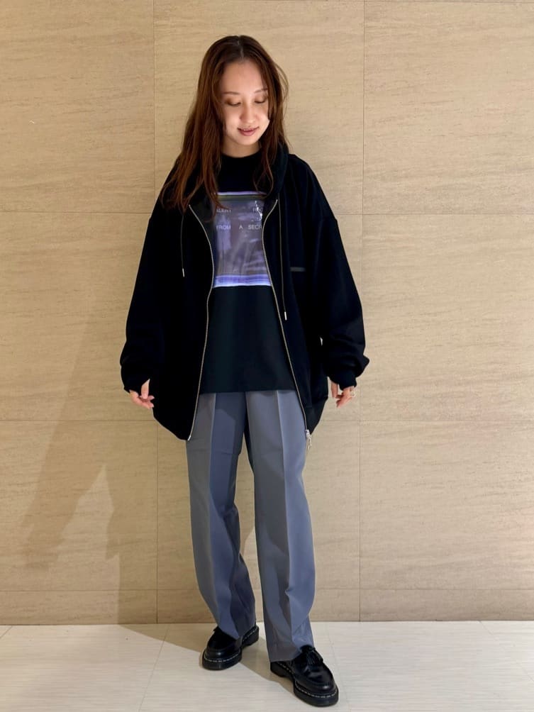 tk.TAKEO KIKUCHIのコラージュカットソーを使ったコーディネートを紹介します。｜Rakuten Fashion(楽天ファッション／旧楽天ブランドアベニュー)4704330