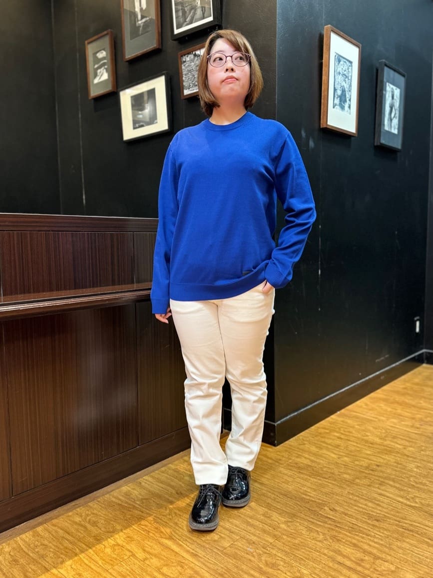 TAKEO KIKUCHIの【アンチピリング】クルーネック ニットを使ったコーディネートを紹介します。｜Rakuten Fashion(楽天ファッション／旧楽天ブランドアベニュー)4704854