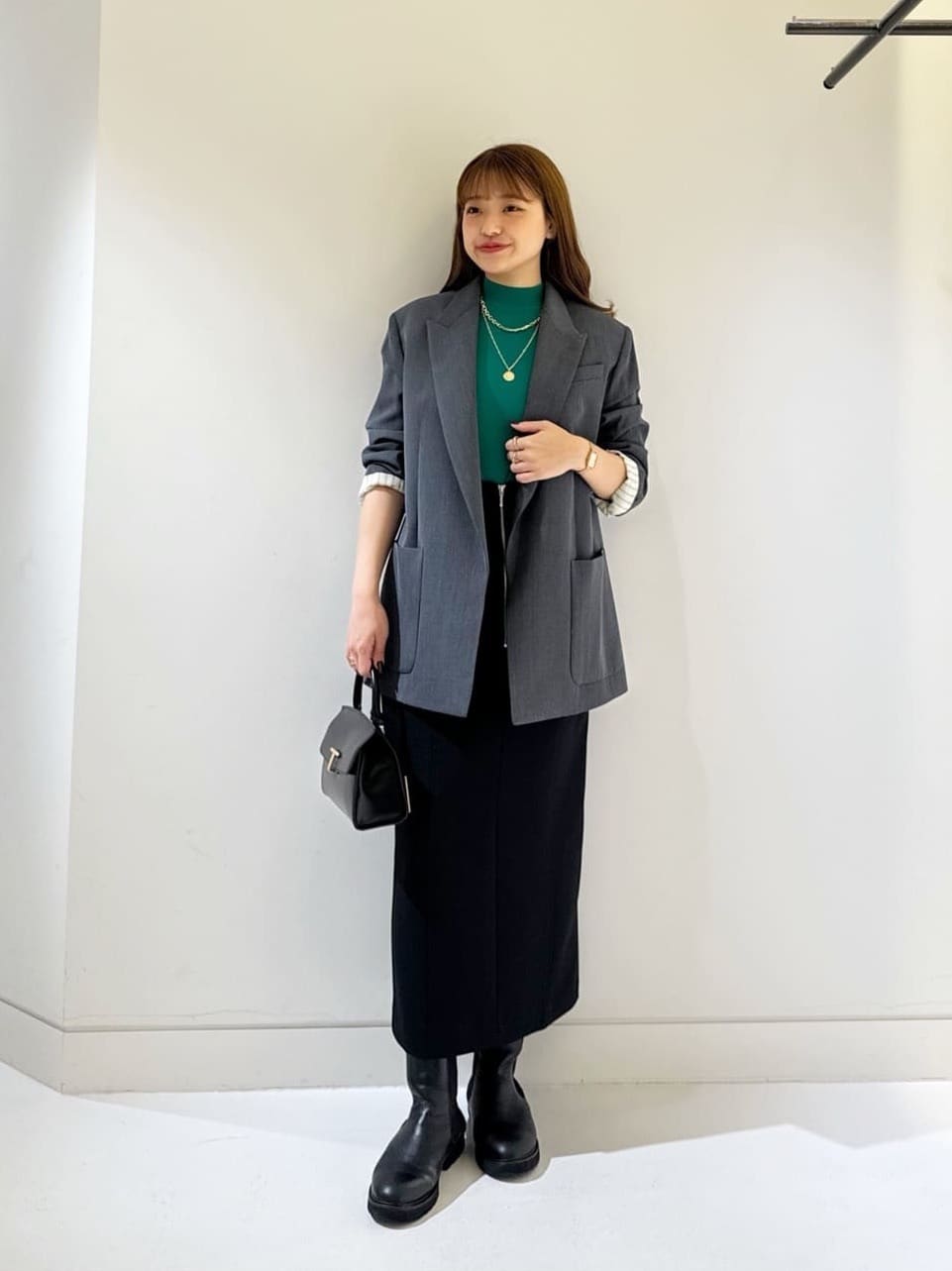 allureville | フロントジップサスペンダースカート | Rakuten Fashion
