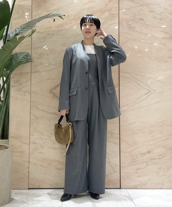 【Demi-Luxe BEAMS】ONE SIZE 丸胴 テレコ 長袖 Tシャツ Demi-Luxe BEAMS（デミルクス ビームス）丸胴 テレコ Tシャツ（T