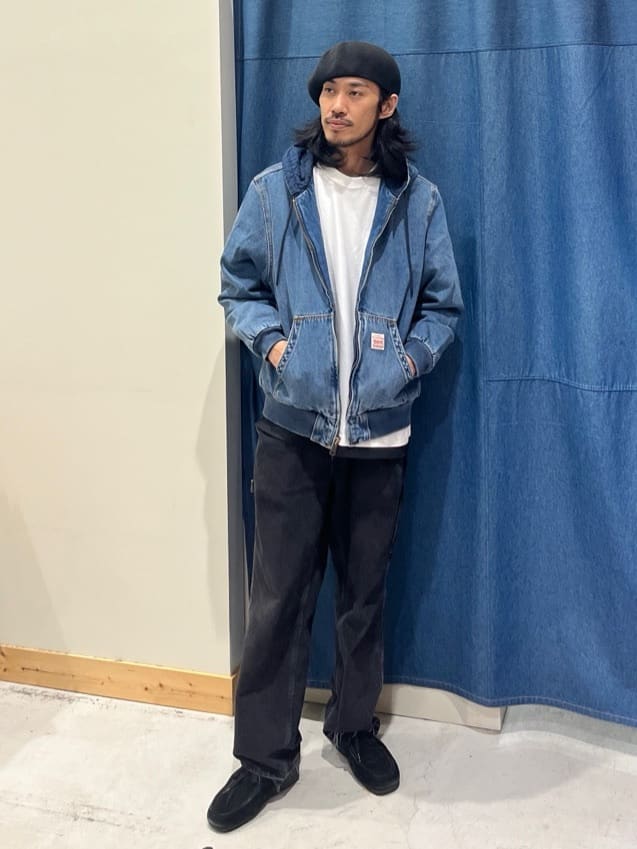 Levi's | WORKWEAR POTRERO デニム フーディー ミディアムインディゴ