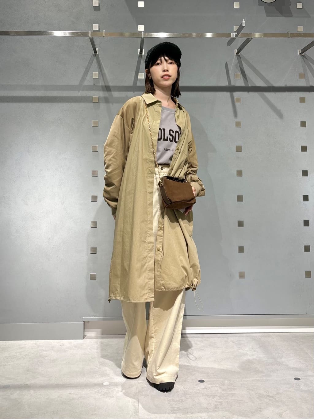 LASUDのランダムボアキャップを使ったコーディネートを紹介します。｜Rakuten Fashion(楽天ファッション／旧楽天ブランドアベニュー)4714641