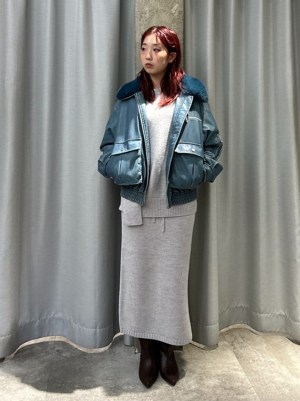 【中町 綾さん着用アイテム】 VINTAGE F/LEATHER S/ブルゾン 中町 綾さん着用アイテム】VINTAGE F／LEATHER S／ブルゾン 台無し