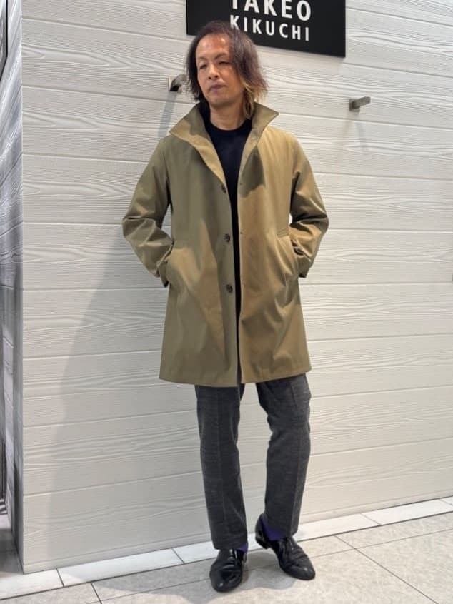 TAKEO KIKUCHIの【ライナー付】ツイルストレッチ ステンカラーコートを使ったコーディネートを紹介します。｜Rakuten Fashion(楽天ファッション／旧楽天ブランドアベニュー)4721591