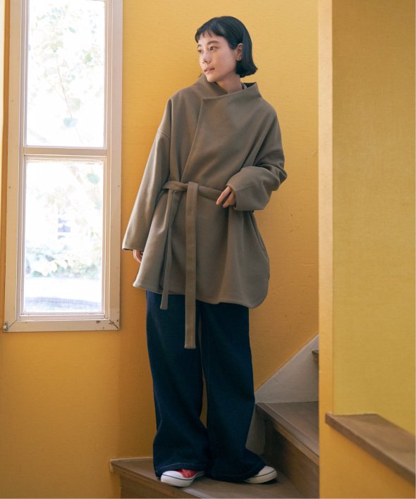 LBCのジャージメルトントッパーコートを使ったコーディネートを紹介します。｜Rakuten Fashion(楽天ファッション／旧楽天ブランドアベニュー)4722725
