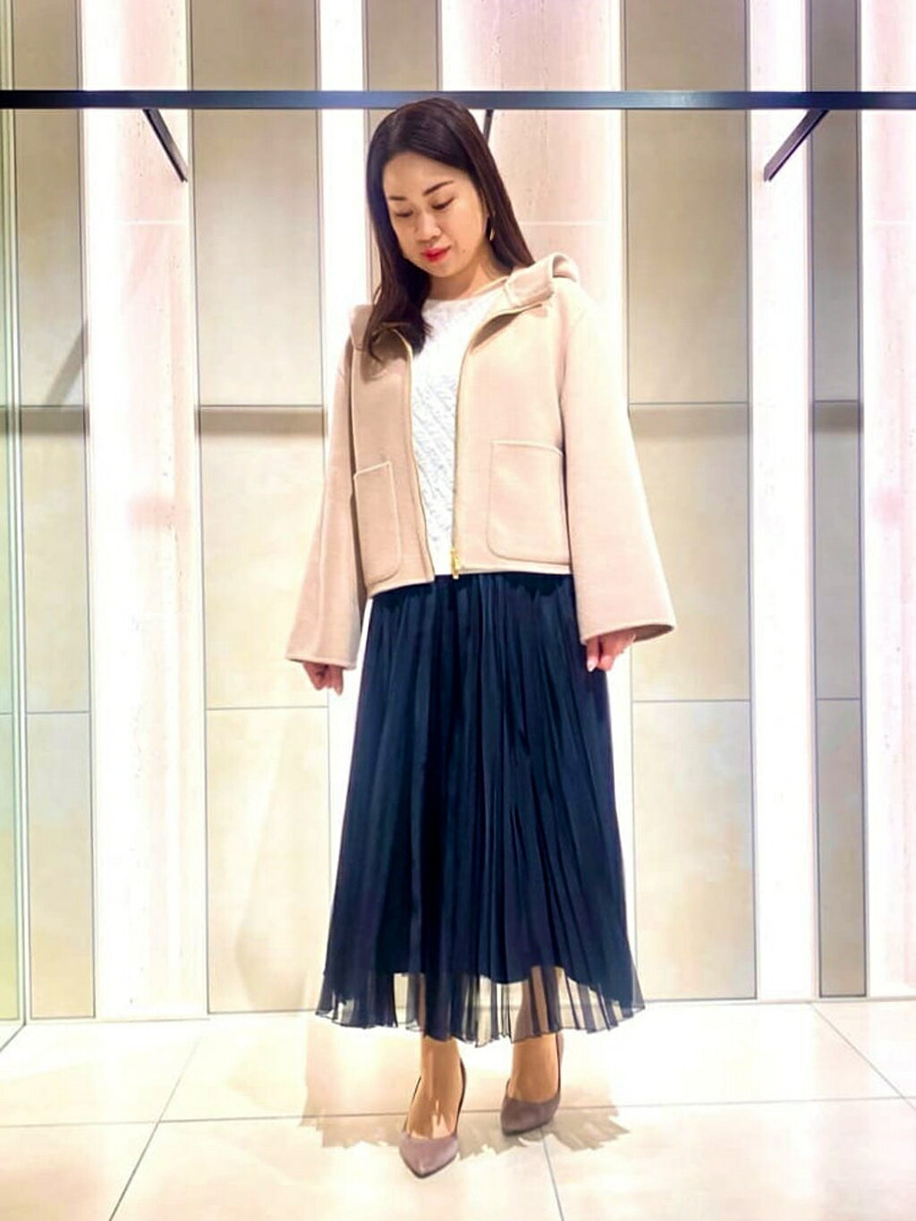 ANAYI | シャルムリバーフードブルゾン | Rakuten Fashion(楽天
