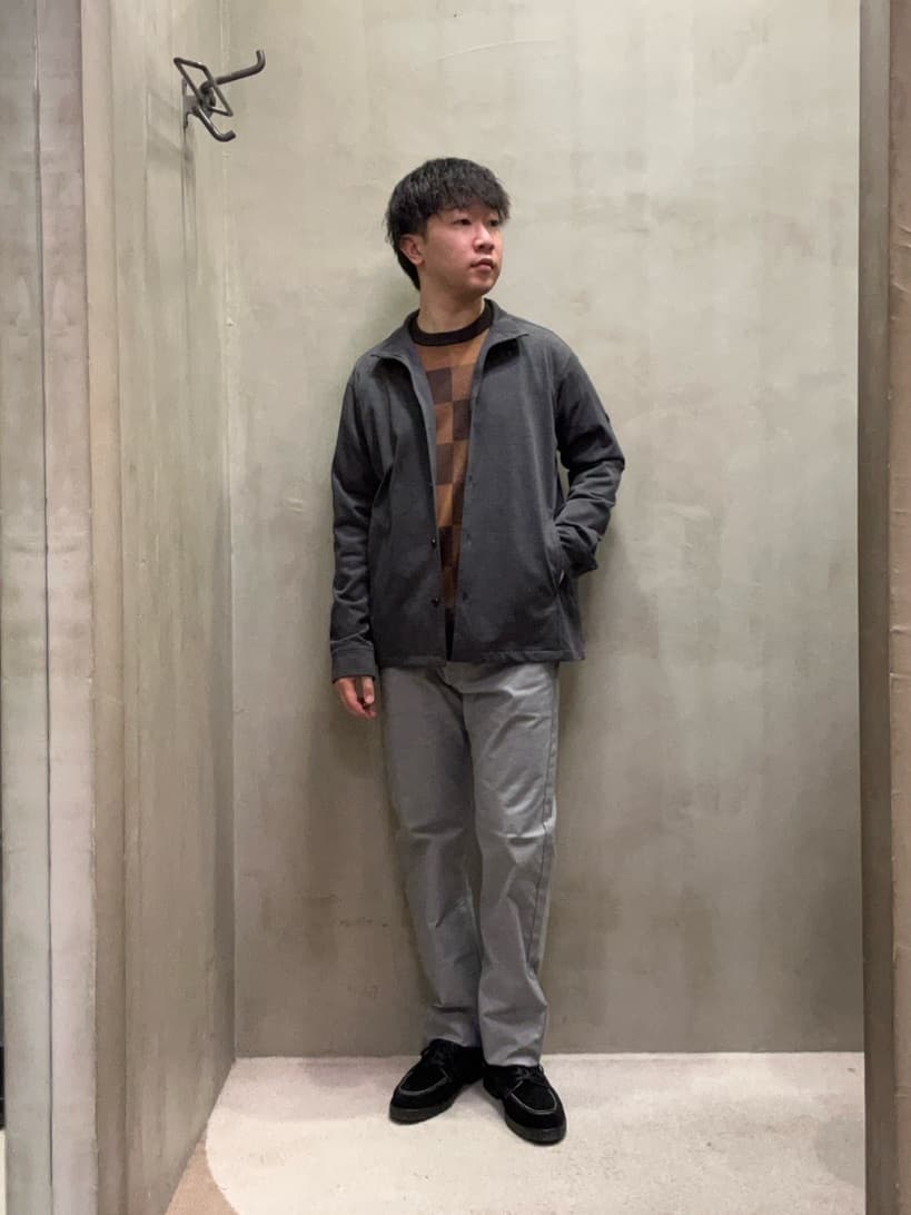 TAKEO KIKUCHIのチェック柄 プルオーバー ニットを使ったコーディネートを紹介します。｜Rakuten Fashion(楽天ファッション／旧楽天ブランドアベニュー)4724413