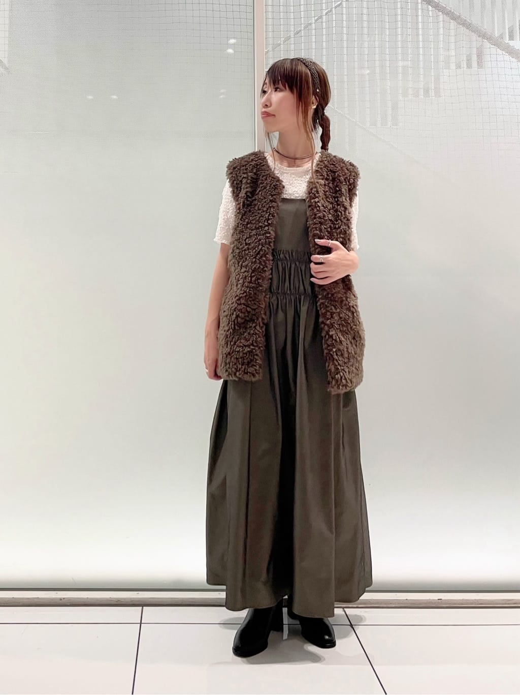NANO universeのラウンドショートブーツを使ったコーディネートを紹介します。｜Rakuten Fashion(楽天ファッション／旧楽天ブランドアベニュー)4725731