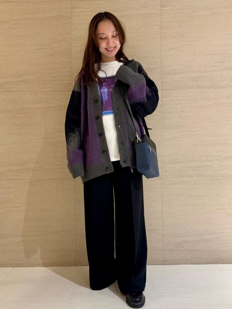 tk.TAKEO KIKUCHIの【全10色】シャギーカーディガンを使ったコーディネートを紹介します。｜Rakuten Fashion(楽天ファッション／旧楽天ブランドアベニュー)4737041