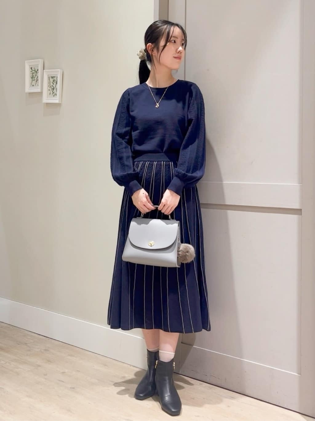 groveのSET UP対応 袖コンニットプルオーバーを使ったコーディネートを紹介します。｜Rakuten Fashion(楽天ファッション／旧楽天ブランドアベニュー)4737347