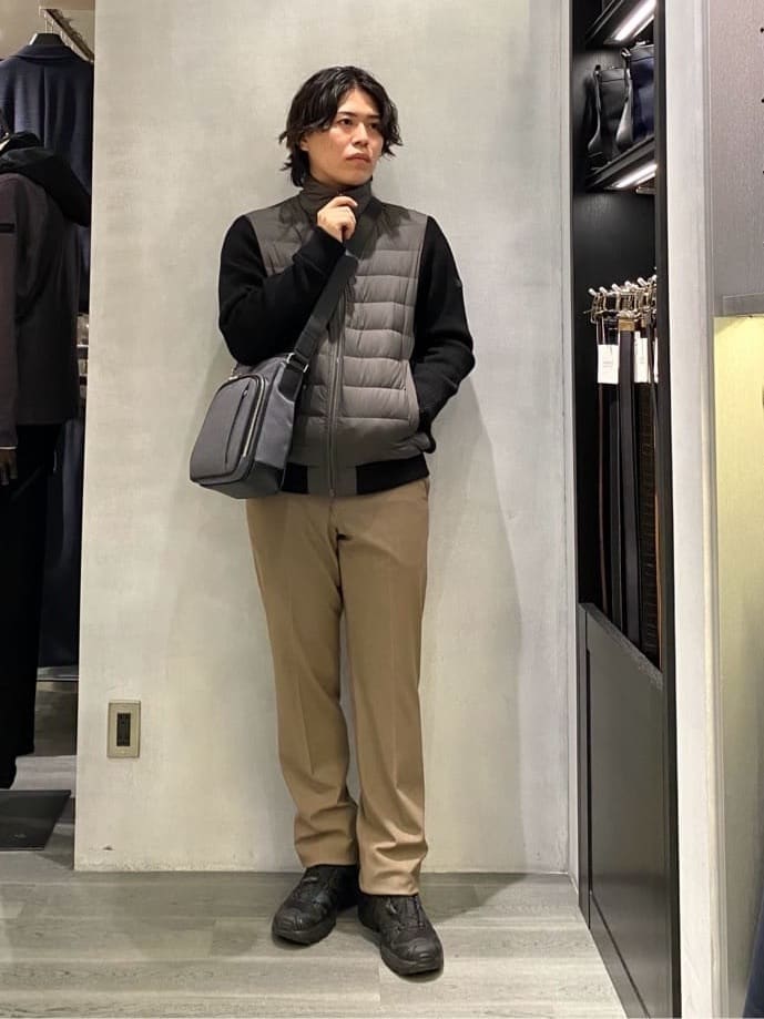 TAKEO KIKUCHIの【コンパクトダウン】ニットコンビ ダウンブルゾンを使ったコーディネートを紹介します。｜Rakuten Fashion(楽天ファッション／旧楽天ブランドアベニュー)4737882