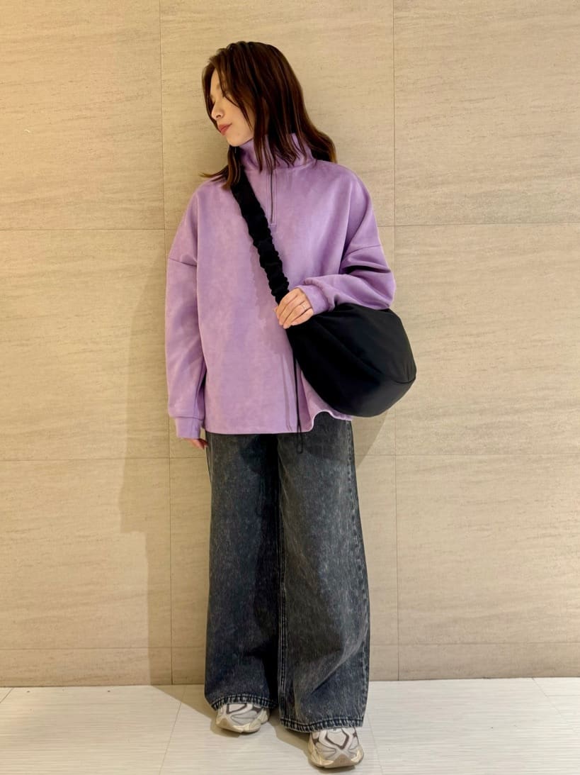 tk.TAKEO KIKUCHIのスエードプチドルマンハーフジップカットソーを使ったコーディネートを紹介します。｜Rakuten Fashion(楽天ファッション／旧楽天ブランドアベニュー)4741504