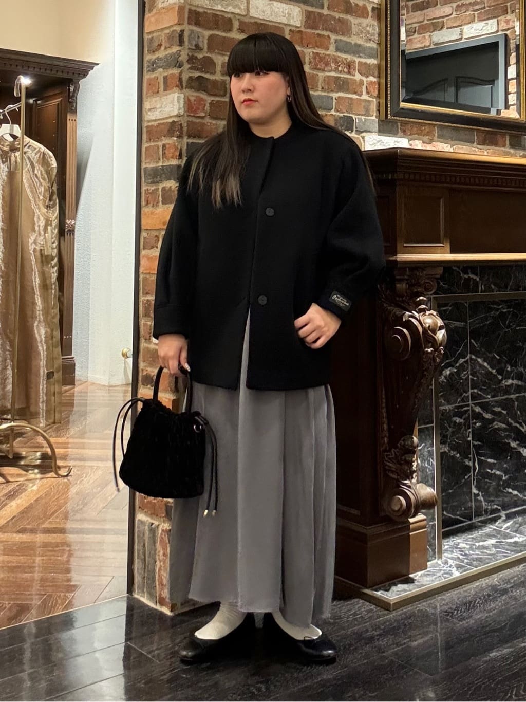 NANO universeのCICA&UVカット加工リブニットを使ったコーディネートを紹介します。｜Rakuten Fashion(楽天ファッション／旧楽天ブランドアベニュー)4758223