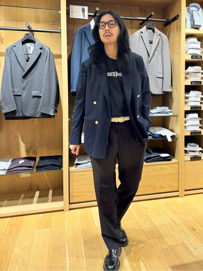 UNITED ARROWS green label relaxingのTWオックス ダブル4ボタン 