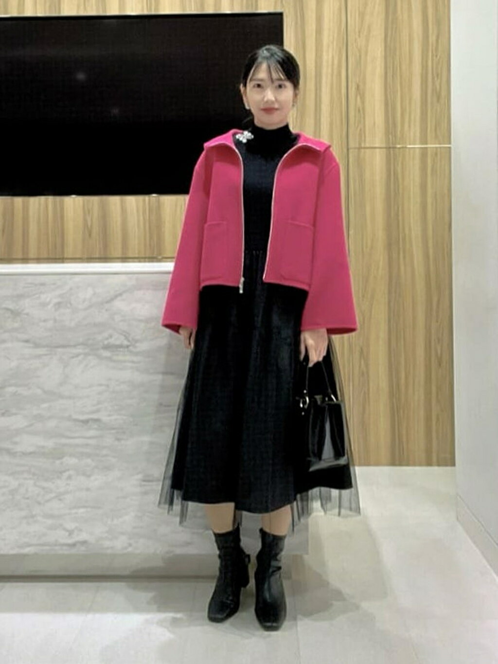 ANAYI | シャルムリバーフードブルゾン | Rakuten Fashion(楽天
