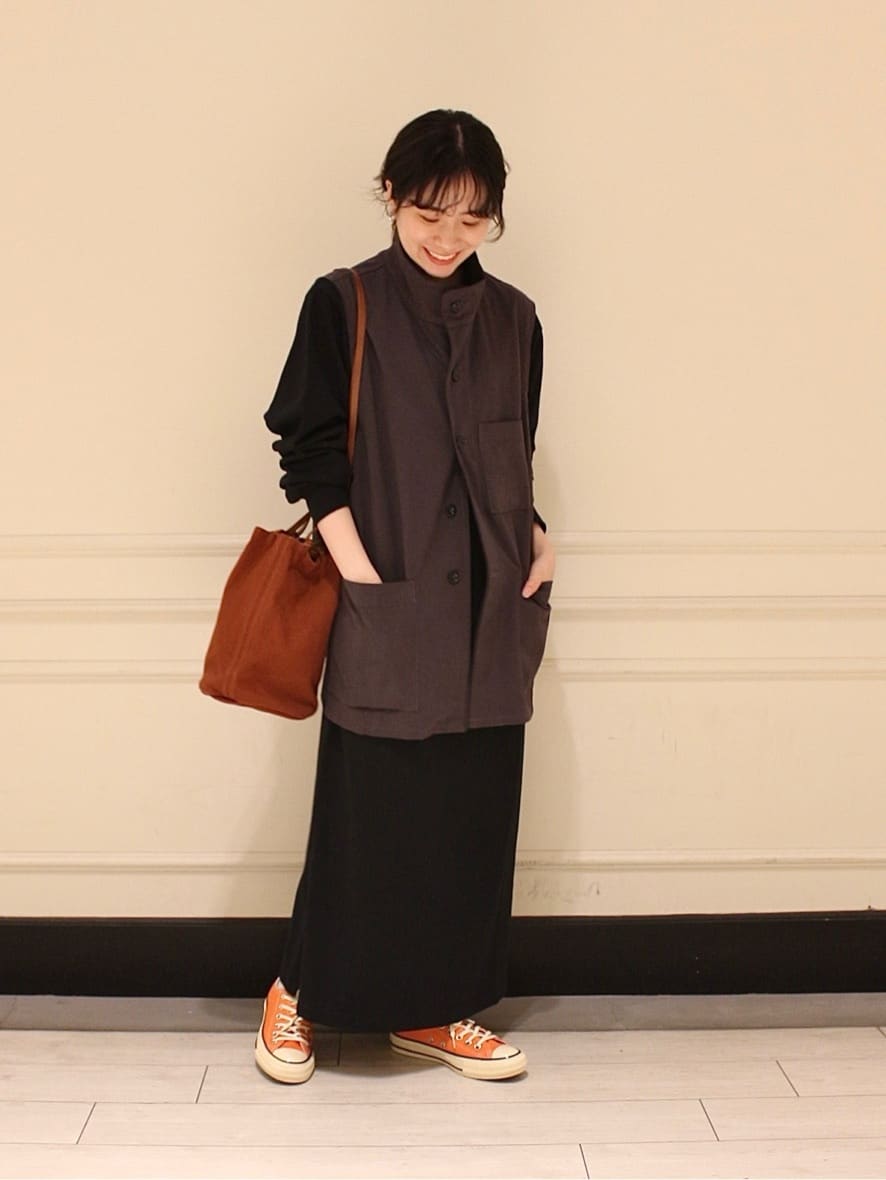 BshopのYARMO | <別注> ワークベスト WOMENを使ったコーディネート 