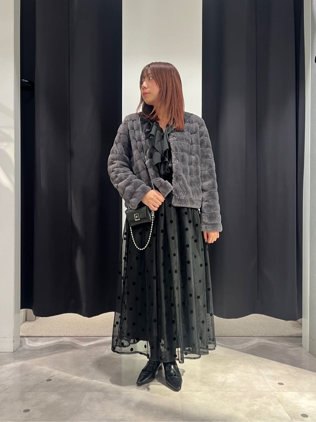 Vinのリバーシブルエコファーコンパクトコートを使ったコーディネートを紹介します。｜Rakuten Fashion(楽天ファッション／旧楽天ブランドアベニュー)4763794