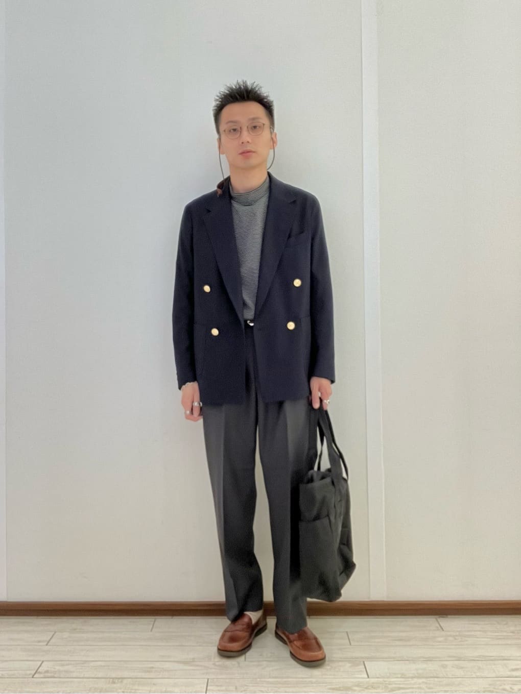 UNITED ARROWS green label relaxingのTWオックス ダブル4ボタン 