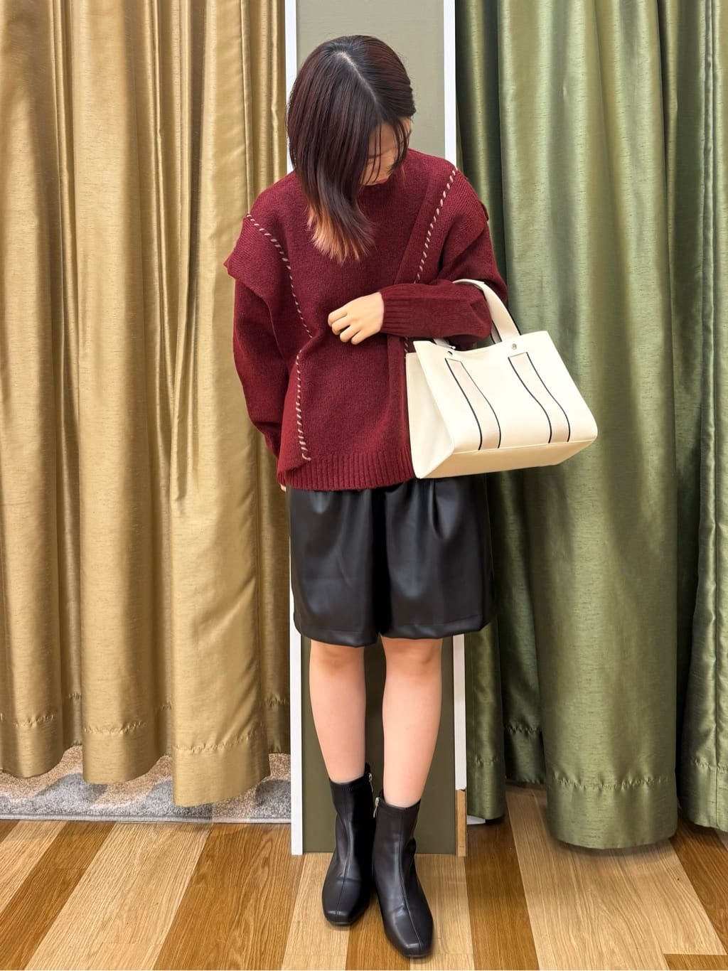 Green ParksのRUPIS.ストレッチブーツを使ったコーディネートを紹介します。｜Rakuten Fashion(楽天ファッション／旧楽天ブランドアベニュー)4766685