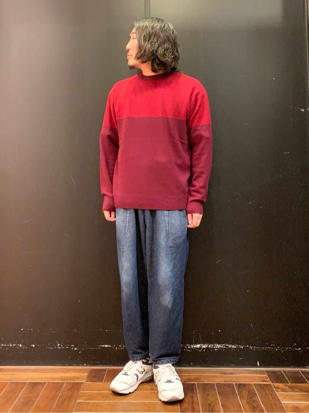 TAKEO KIKUCHIの【洗えるカシミヤ】微塵ボーダー カシミヤニットを使ったコーディネートを紹介します。｜Rakuten Fashion(楽天ファッション／旧楽天ブランドアベニュー)4767503