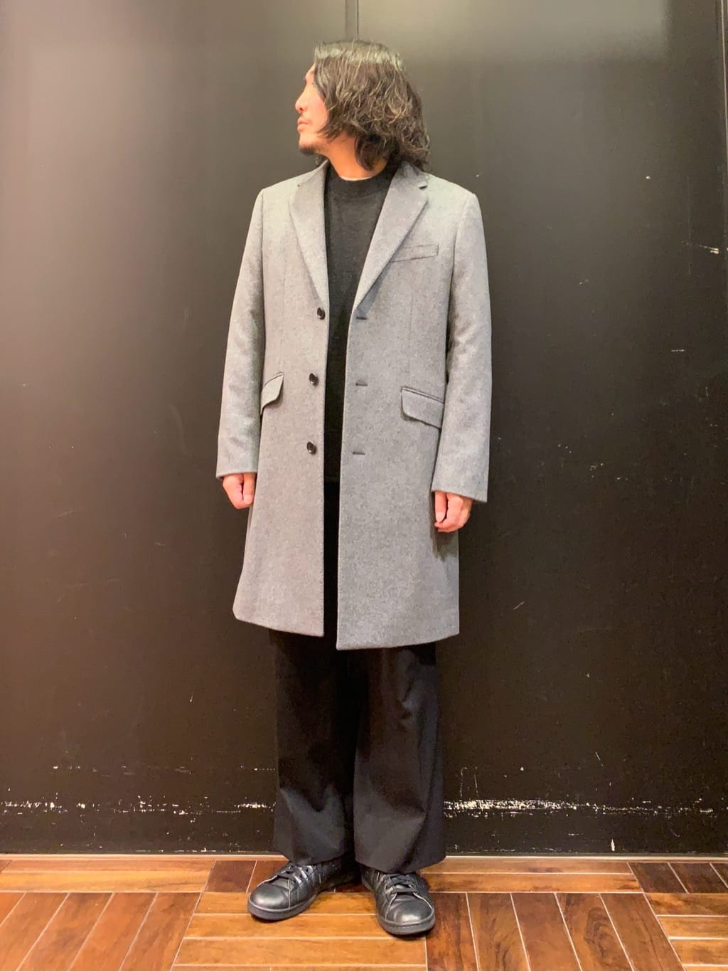 TAKEO KIKUCHIのウールカシミヤブレンド チェスターコートを使ったコーディネートを紹介します。｜Rakuten Fashion(楽天ファッション／旧楽天ブランドアベニュー)4767521