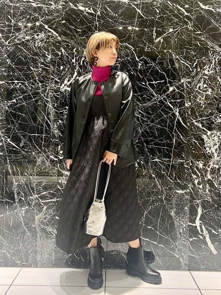 NANO universeの撥水キルティングキャミワンピースを使ったコーディネートを紹介します。｜Rakuten Fashion(楽天ファッション／旧楽天ブランドアベニュー)4768127