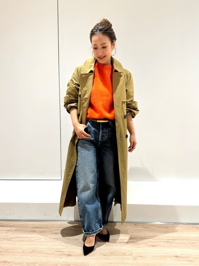 1er Arrondissementのキルティングドッキングトレンチコートを使ったコーディネートを紹介します。｜Rakuten Fashion(楽天ファッション／旧楽天ブランドアベニュー)4775754