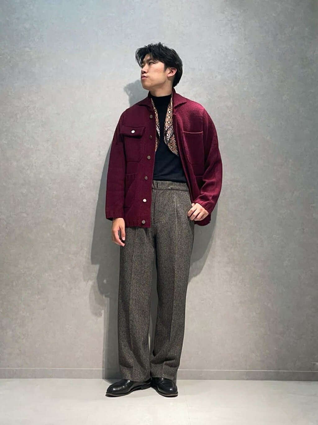 TOMORROWLAND tricot ハイランドウール ニットブルゾン TOMORROWLANDのTOMORROWLAND tricot ハイランドウール ニットブルゾン