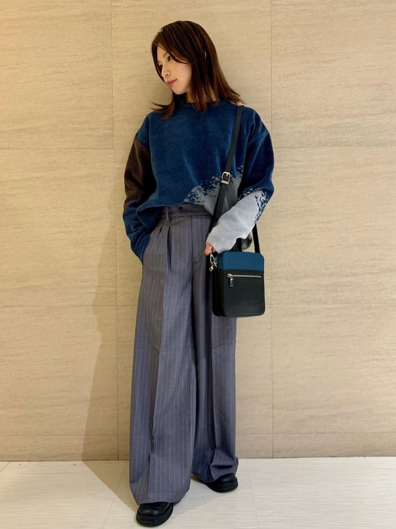 tk.TAKEO KIKUCHIのアソートモールニットを使ったコーディネートを紹介します。｜Rakuten Fashion(楽天ファッション／旧楽天ブランドアベニュー)4785905