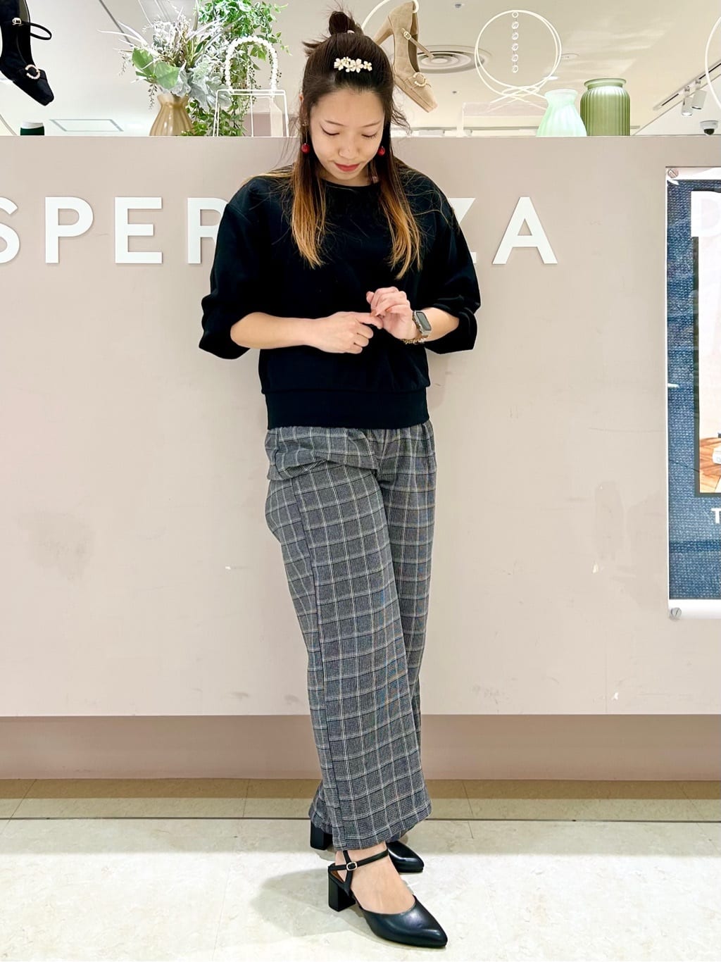 ESPERANZAのアンクルストラップパンプスを使ったコーディネートを紹介します。｜Rakuten Fashion(楽天ファッション／旧楽天ブランドアベニュー)4786667