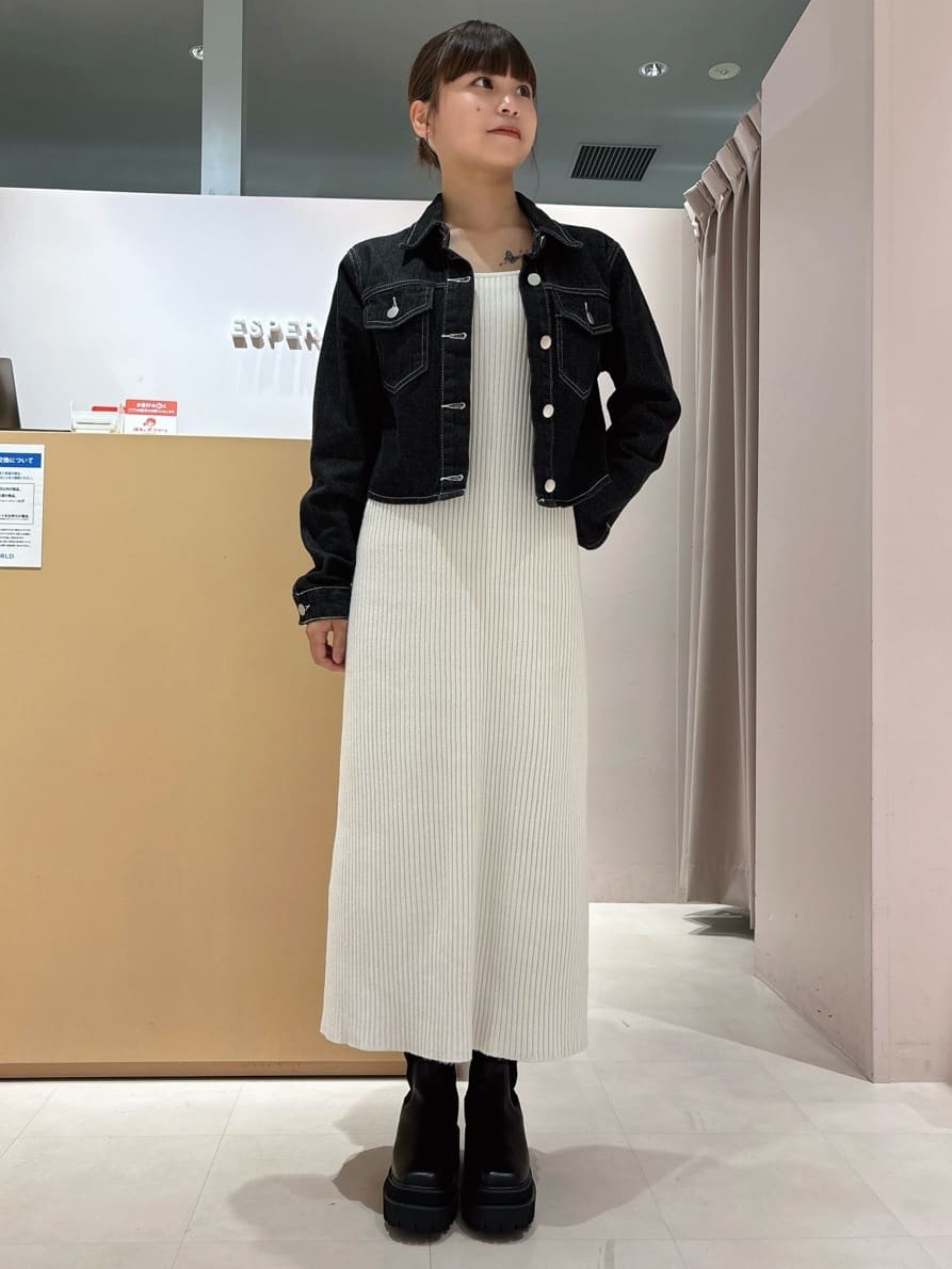 ESPERANZAのリブニットトラックソールブーツを使ったコーディネートを紹介します。｜Rakuten Fashion(楽天ファッション／旧楽天ブランドアベニュー)4786703