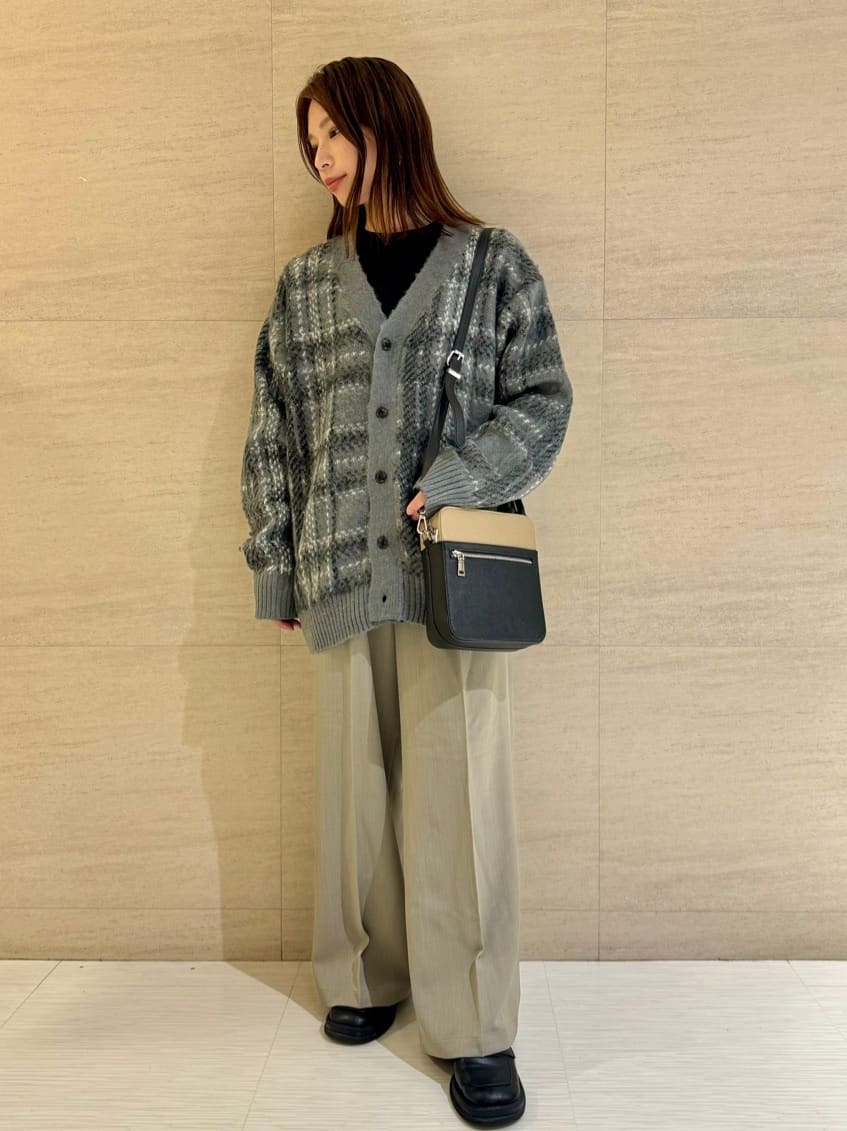 tk.TAKEO KIKUCHIの【全10色】シャギーカーディガンを使ったコーディネートを紹介します。｜Rakuten Fashion(楽天ファッション／旧楽天ブランドアベニュー)4791831
