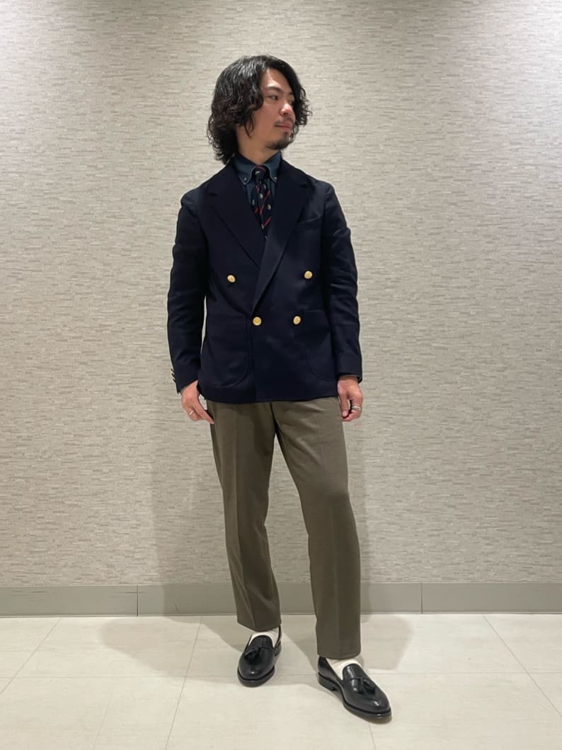 UNITED ARROWS green label relaxingのTWオックス ダブル4ボタン 